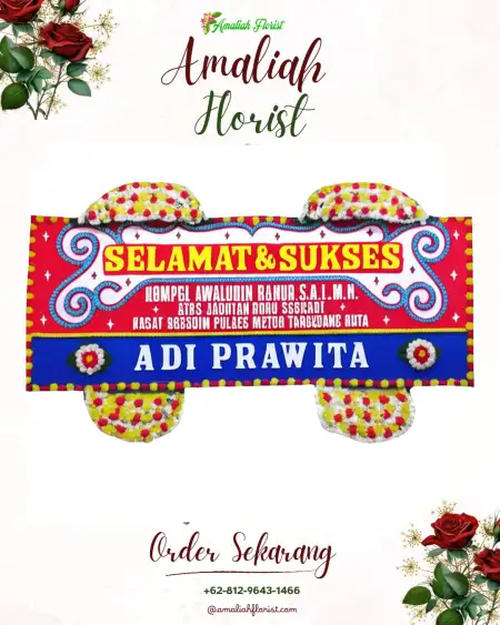 Papan Bunga Ucapan Selamat Sengkidu