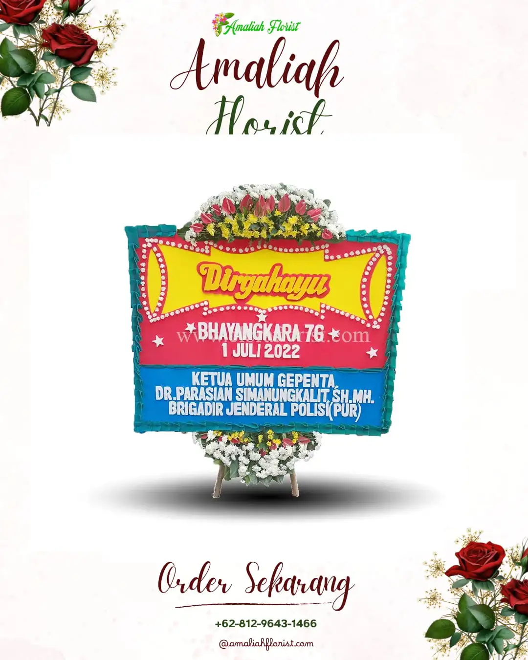 Papan Bunga HUT Ulang Tahun Sengkidu